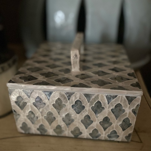 Beautiful Moroccan tile style large jewelry box NWT - Picture 15 of 16